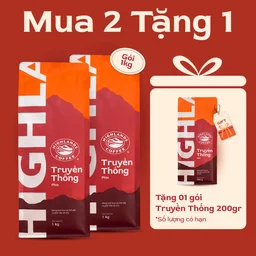 Mua 2 Tặng 1 cafe truyền thống