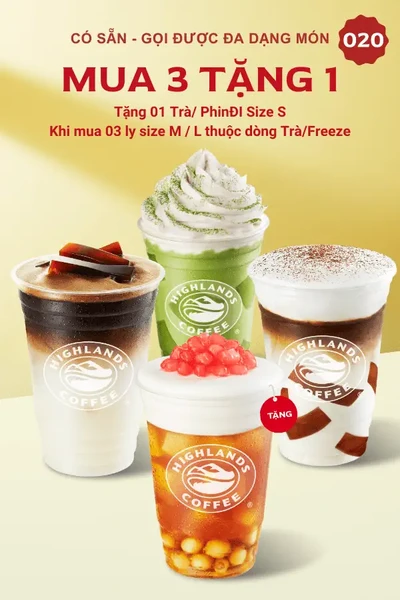 Voucher Highlands Coffee